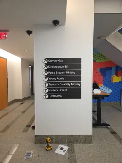 Interior Wayfinding Photo